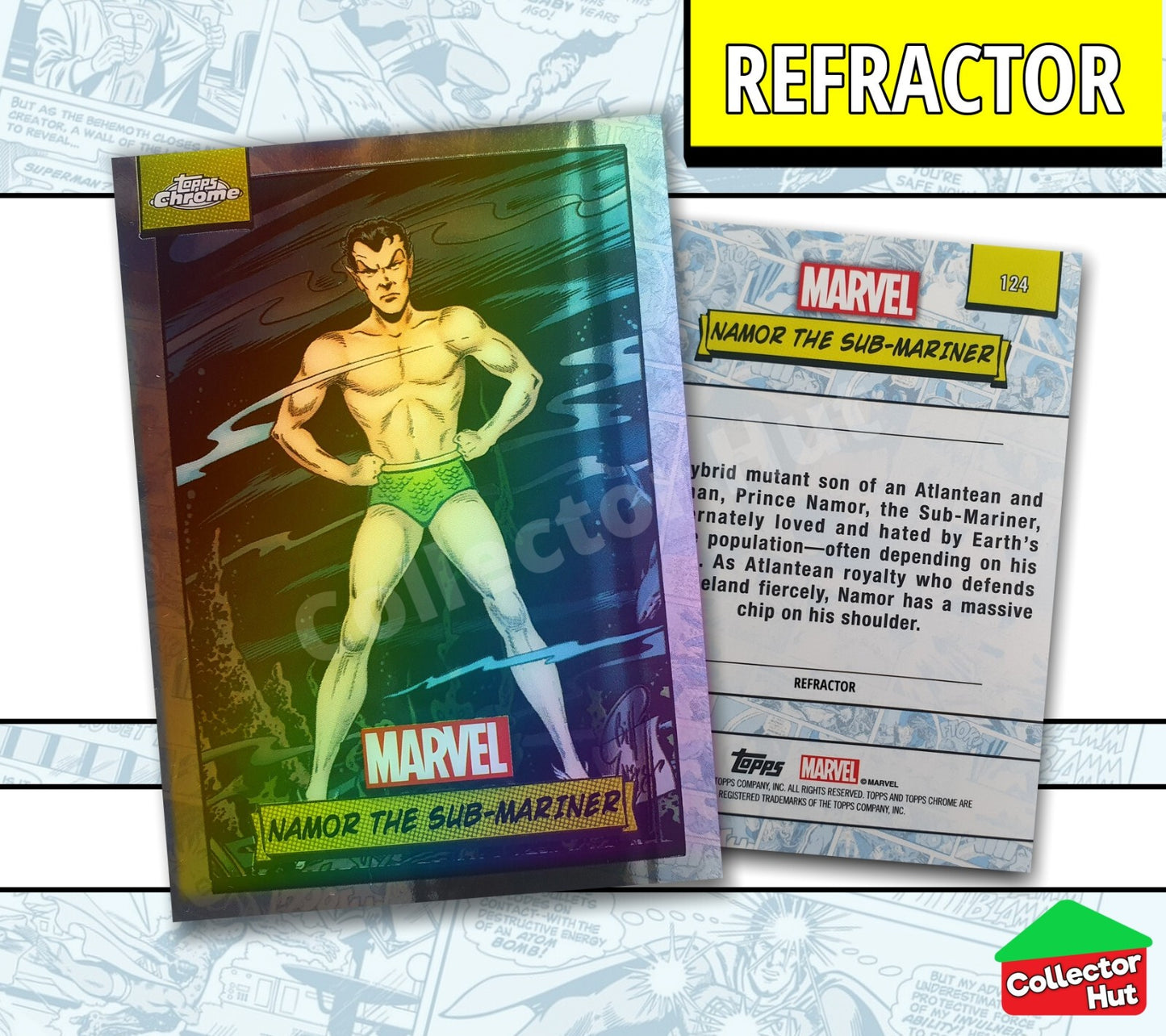 Marvel Topps Chrome 2024 REFRACTOR Card Collection YOU CHOOSE