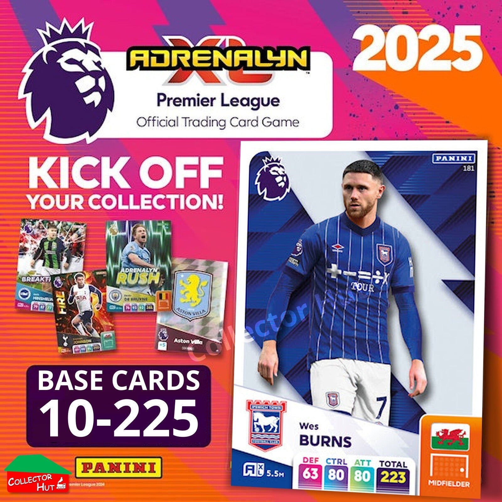 Panini Adrenalyn XL Premier League 2025 2024/25 Base & Foils #10-225