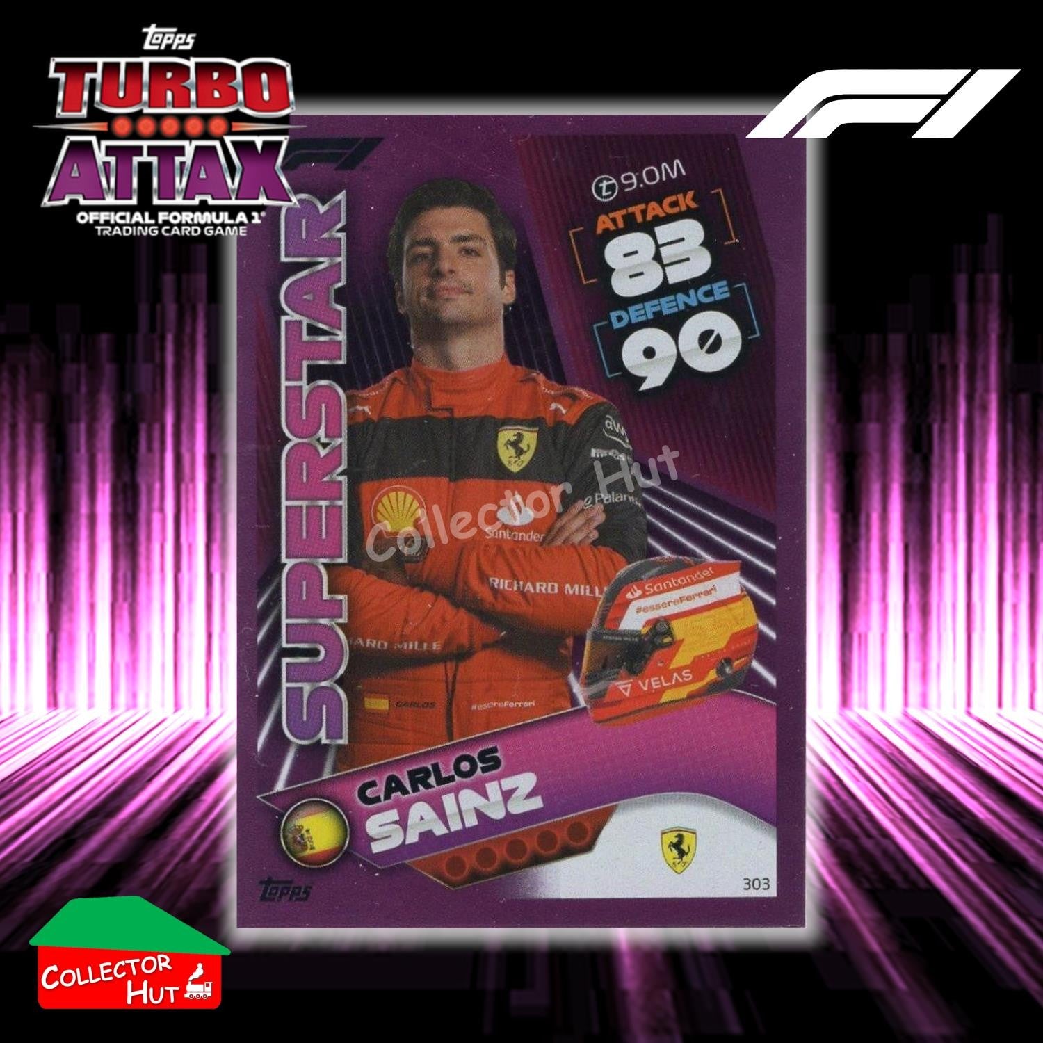 Topps Turbo Attax Formula 1 F1 2022 PINK GREEN RED Parallel Cards
