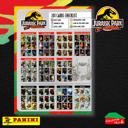 Jurassic World 30th Anniversary Trading Card Collection BASE CARDS #1-195