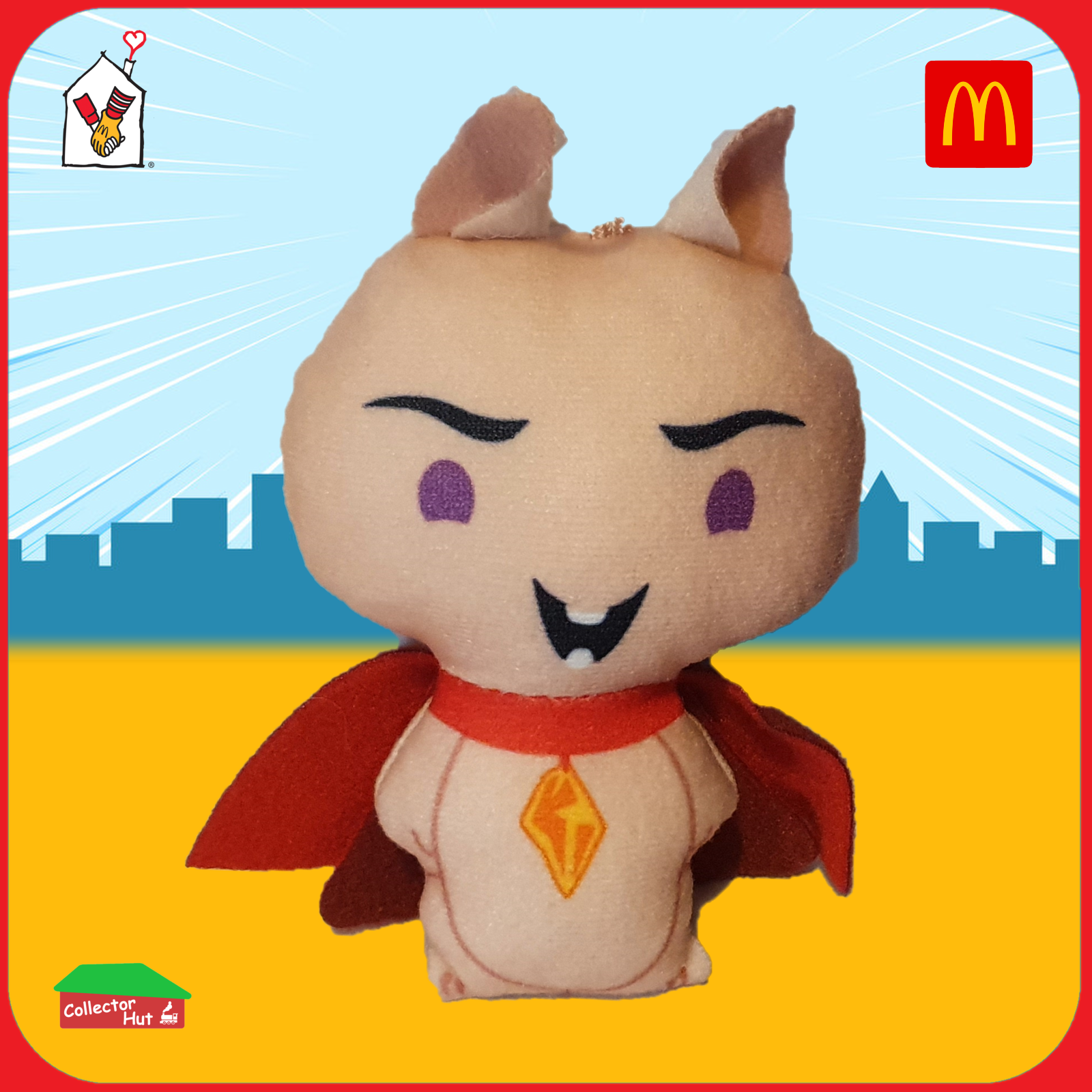 McDonald's Happy Meal DC Super Heroes, Super-Villains, Super Pets Plush Toys