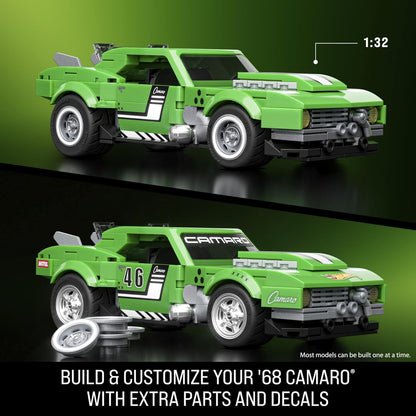 Mattel Brick Shop Hot Wheels SPEED Custom ’68 Camaro 1:32 Model Kit