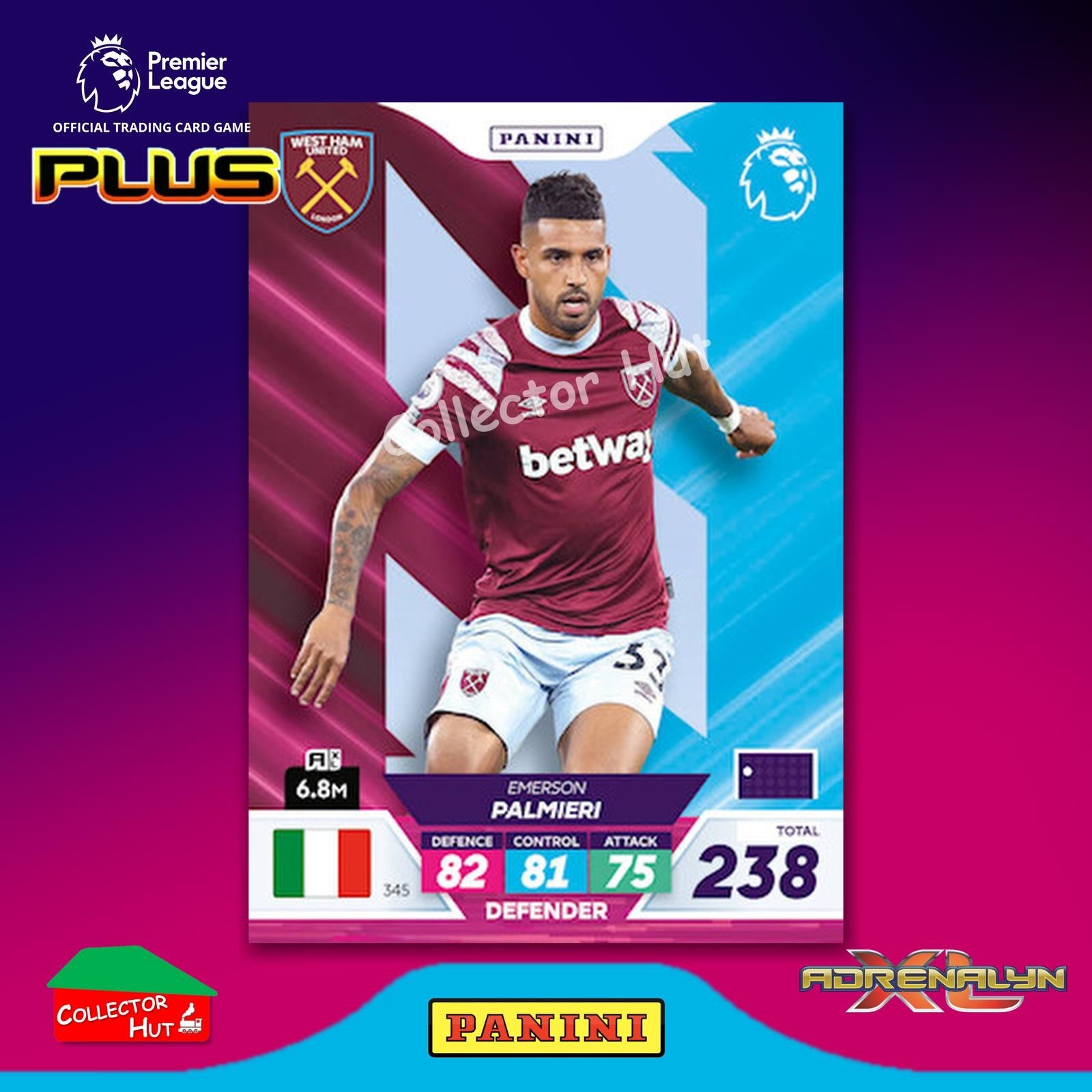 Panini Premier League Adrenalyn XL PLUS 2023 2022/23 Base Cards #190 - #369