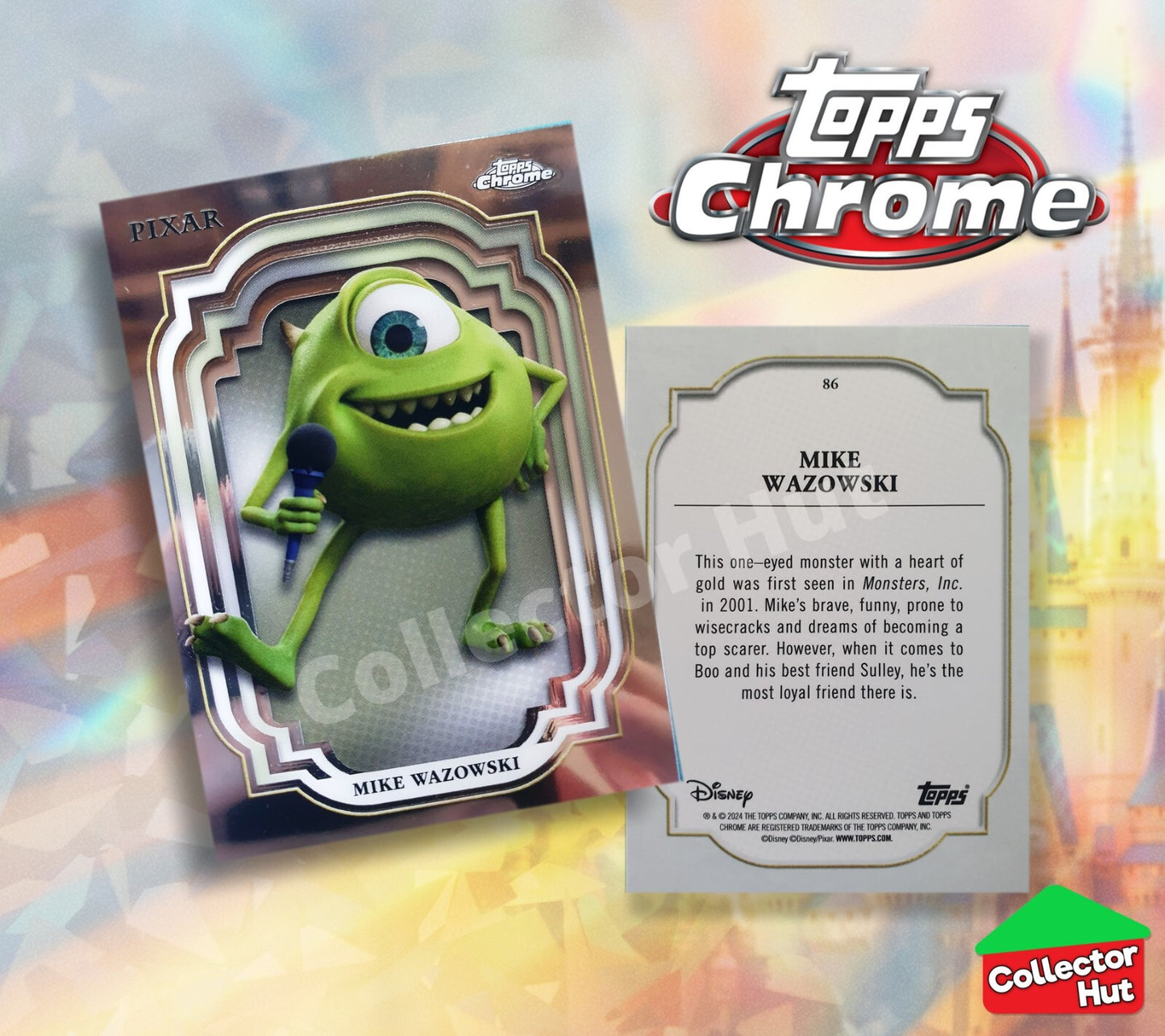 Disney Topps Chrome 2024 Base Cards 1-200 Pick Singles to Complete Your Set