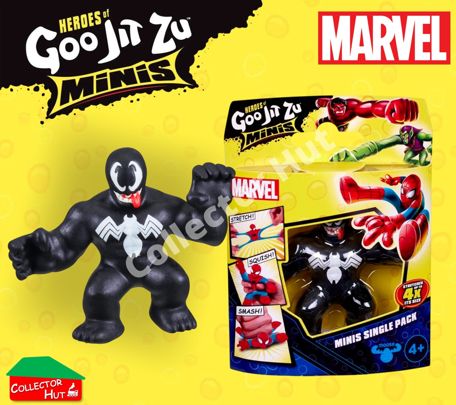 Heroes of Goo Jit Zu Minis Marvel Stretchy Sensory Toys to Collect!