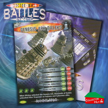 DOCTOR WHO Battles in Time #276-375 ANNIHILATOR RARE & COMMON Cards YOU CHOOSE