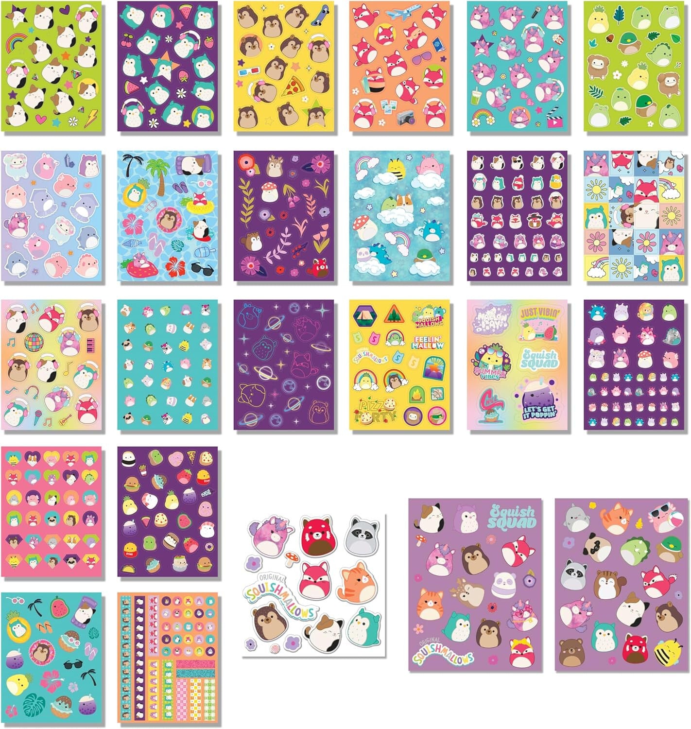 Original Squishmallows Sticker Bomb Activity Kit 600+ Stickers & Book Ages 6+