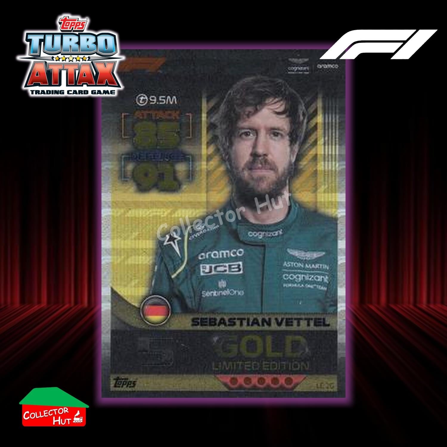Topps Turbo Attax Formula 1 F1 2022 Limited Edition, 100 Club & Foil Cards