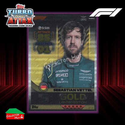 Topps Turbo Attax Formula 1 F1 2022 Limited Edition, 100 Club & Foil Cards