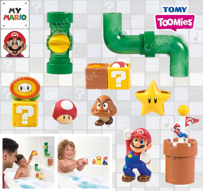 Super Mario Bath Time Toys Pipes Squirters Tomy Toomies