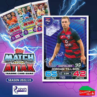 TOPPS MATCH ATTAX SPFL 2022/23 #163-264 Choose Your Card