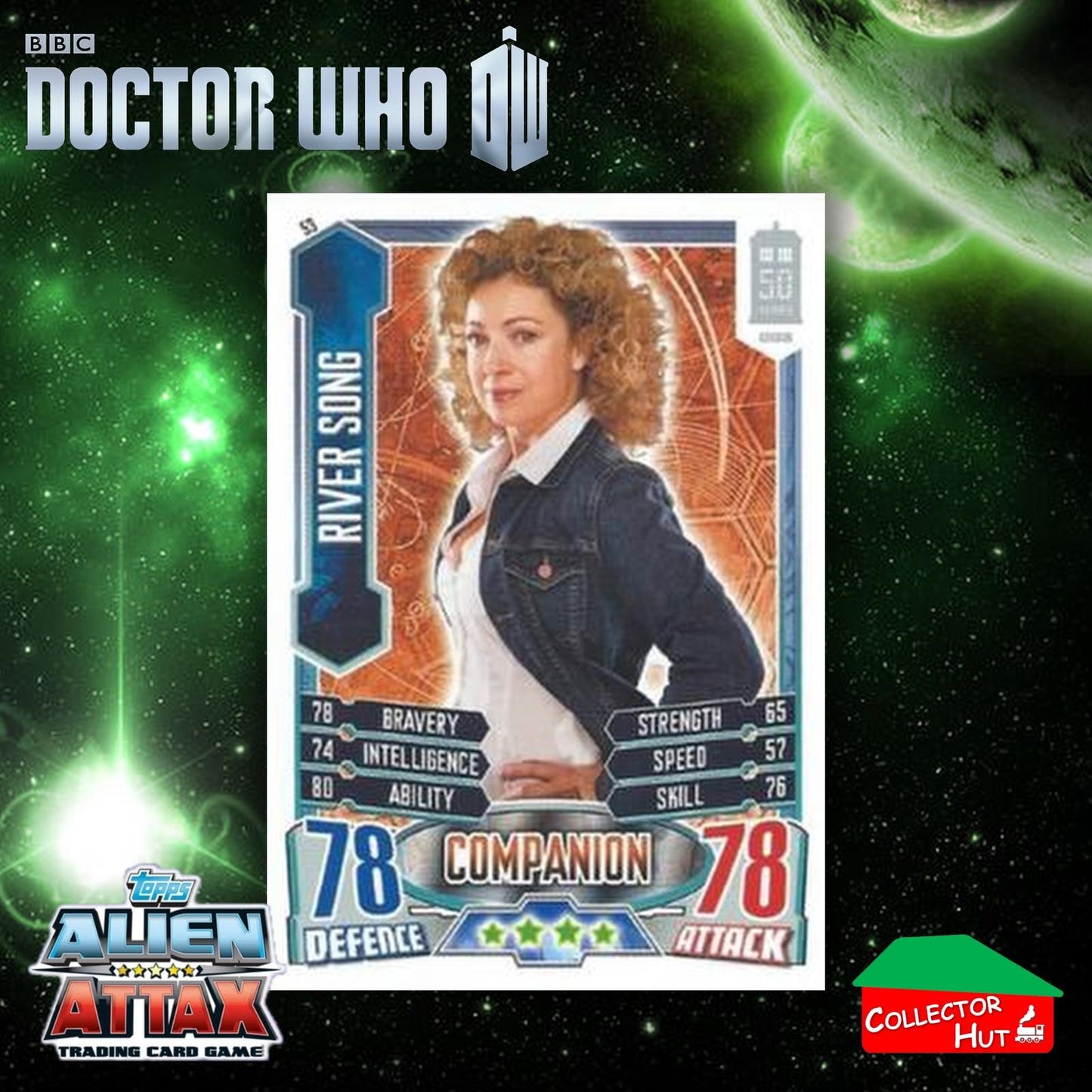 Topps Doctor Who Alien Attax 50th Anniversary Edition Companion Timeless Cards