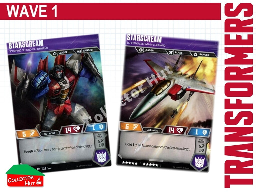 Transformers TCG CHARACTER Trading Cards All Waves