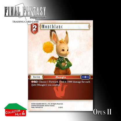 Final Fantasy Trading Card Game OPUS II 2 Singles You Choose