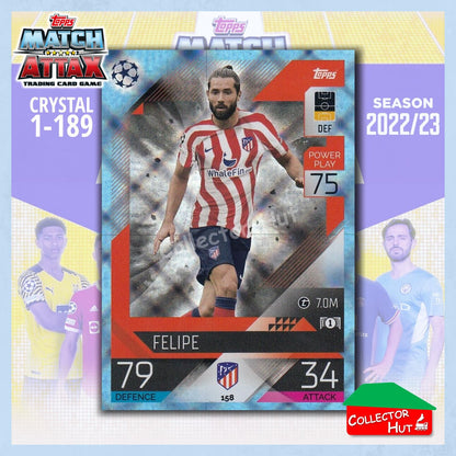 Topps Match Attax Europa Champions League 2022/23 Crystal Parallel Cards 1-189