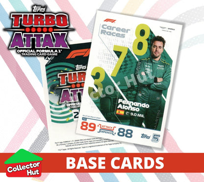 Topps Turbo Attax Formula 1 F1 2024 #1-166 Base Cards YOU CHOOSE
