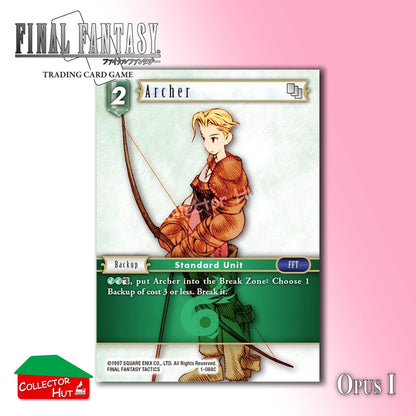 Final Fantasy Trading Card Game OPUS I Singles You Choose