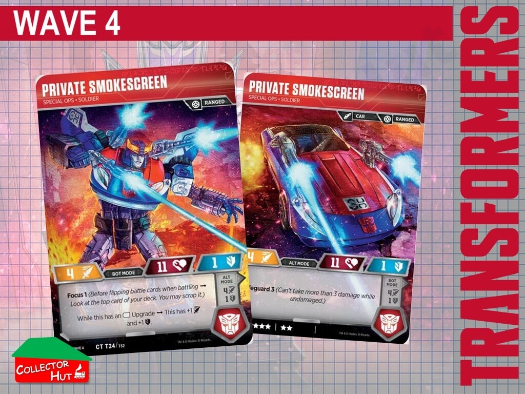 Transformers TCG CHARACTER Trading Cards All Waves
