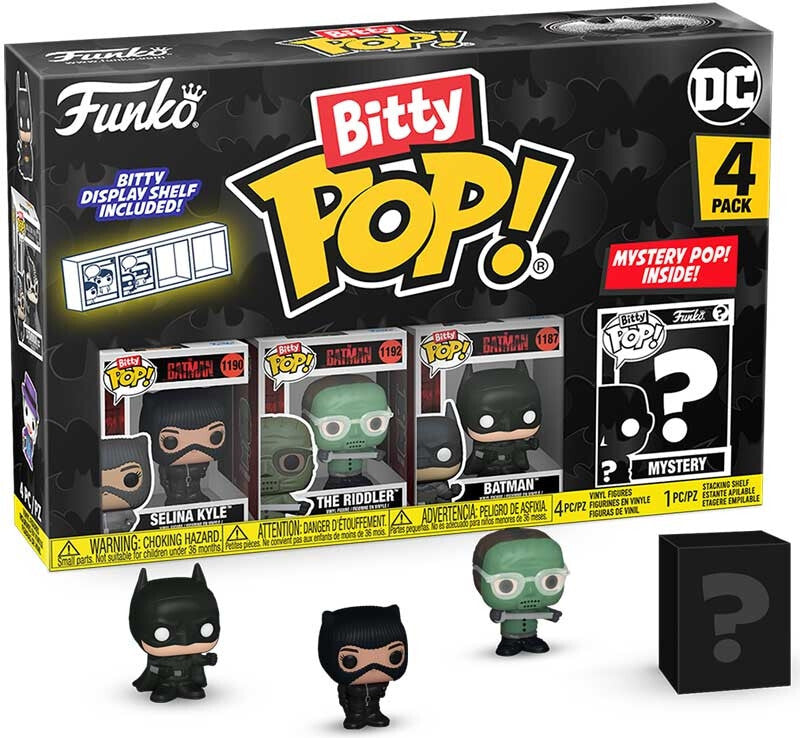 Funko Bitty Pop! Batman 85th Anniversary 4 Pack Series 1 - 4 + Mystery Batman