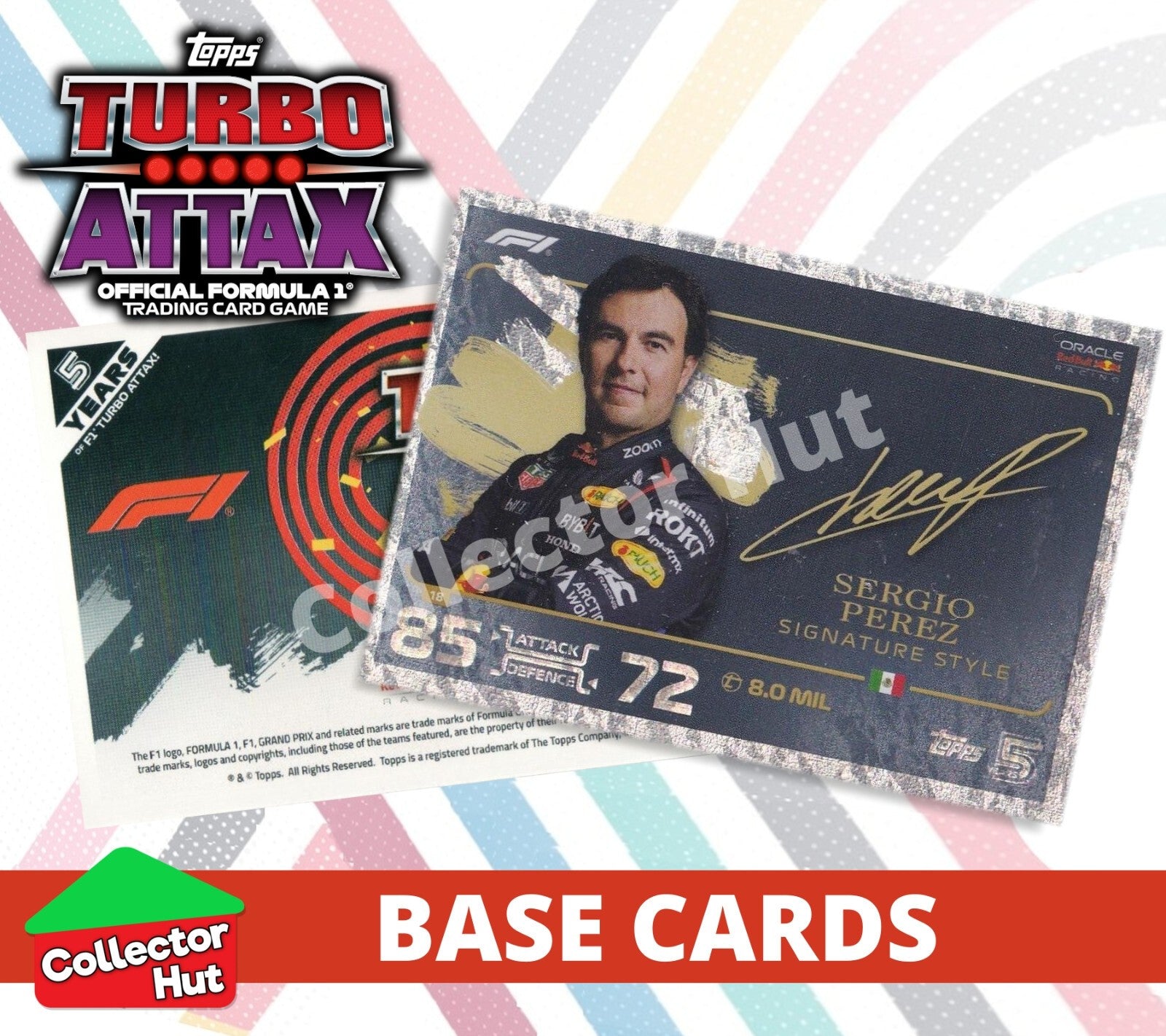 Topps Turbo Attax Formula 1 F1 2024 #1-166 Base Cards YOU CHOOSE