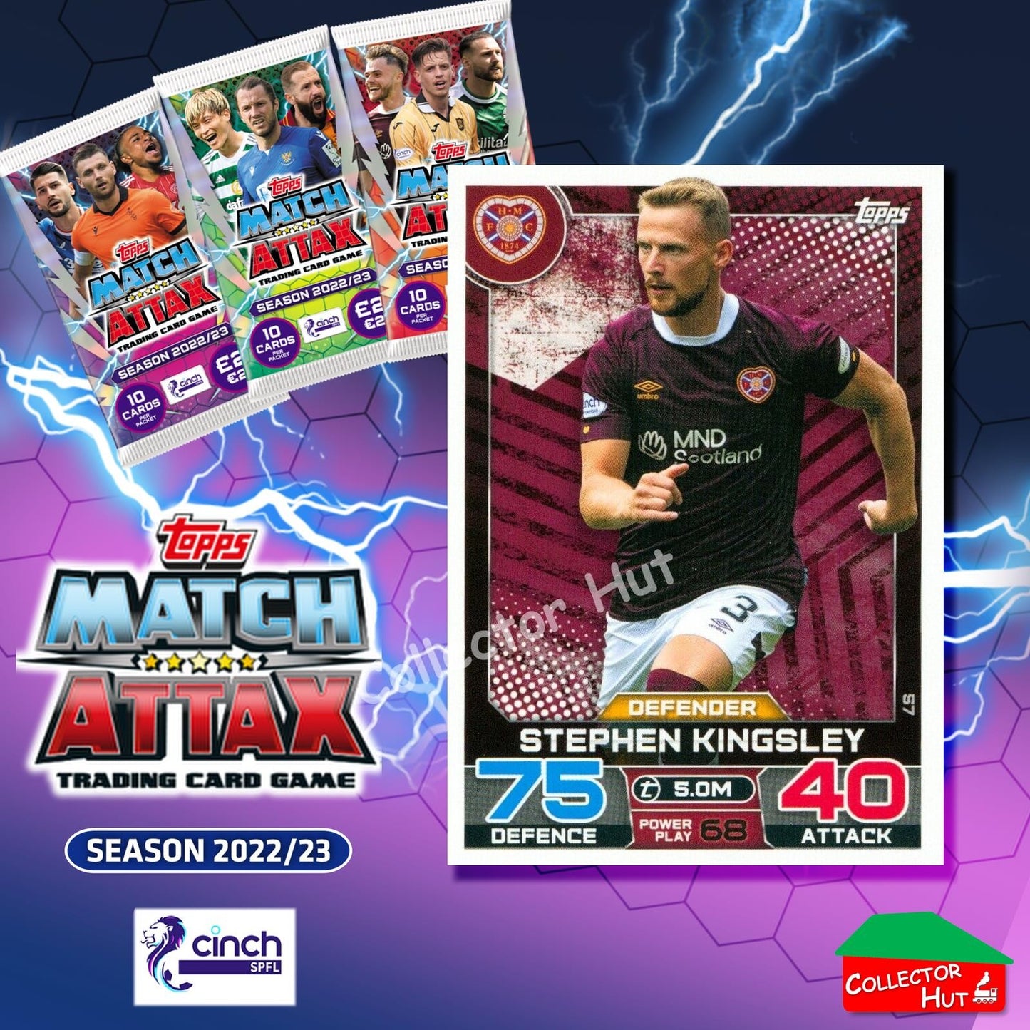 TOPPS MATCH ATTAX SPFL 2022/23 #1-162 Choose Your Card