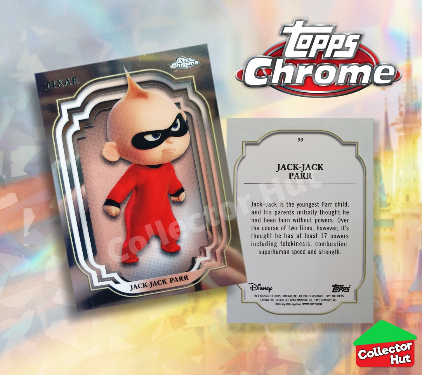 Disney Topps Chrome 2024 Base Cards 1-200 Pick Singles to Complete Your Set