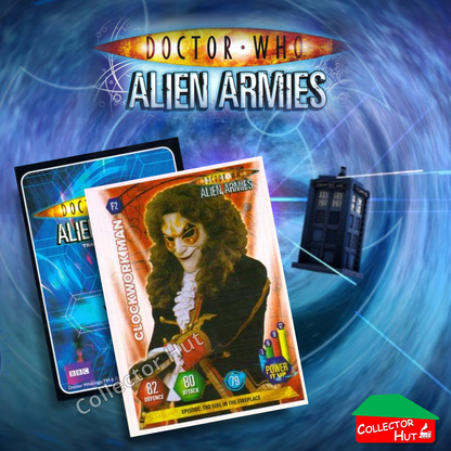 DOCTOR WHO Alien Armies Trading Cards Glitter Super Emboss Foil Cards