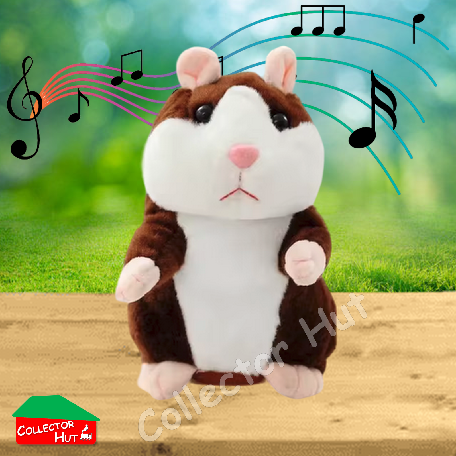 Talking Music Repeating Fluffy Hamsters Educational Speech Development Toy