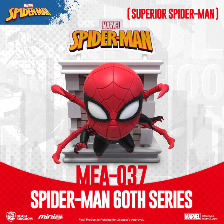 Spider-Man Tower Series Hero Box 60th Anniversary Mini Egg Attack Tower Figures