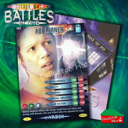 DOCTOR WHO Battles in Time #376-600 INVADER RARE & COMMON CARDS YOU CHOOSE