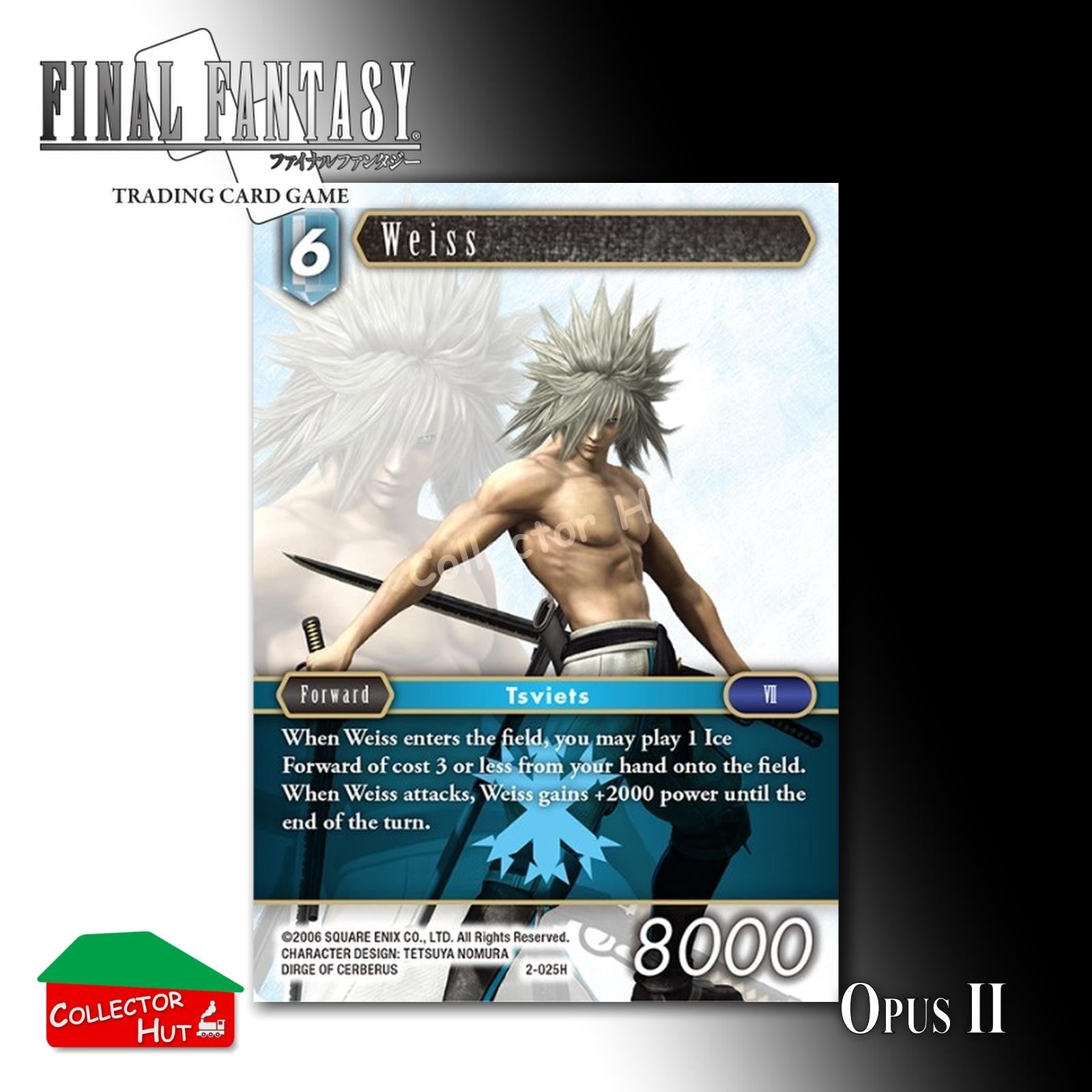 Final Fantasy Trading Card Game OPUS II 2 Singles You Choose