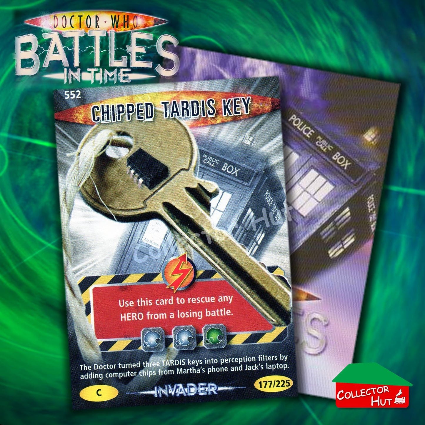 DOCTOR WHO Battles in Time #376-600 INVADER RARE & COMMON CARDS YOU CHOOSE