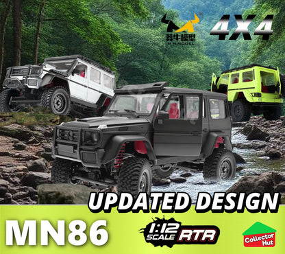 MN86 RC Rock Crawler 1:12 Scale Premium Design Upgradable
