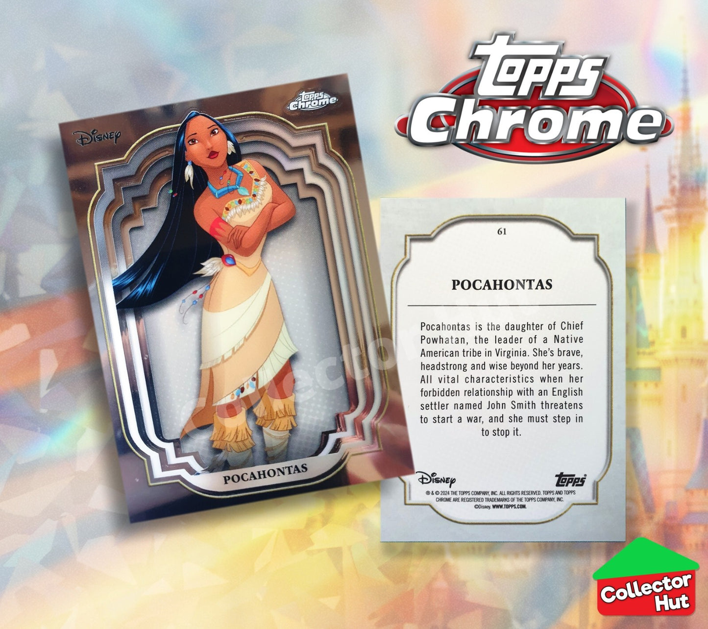 Disney Topps Chrome 2024 Base Cards 1-200 Pick Singles to Complete Your Set