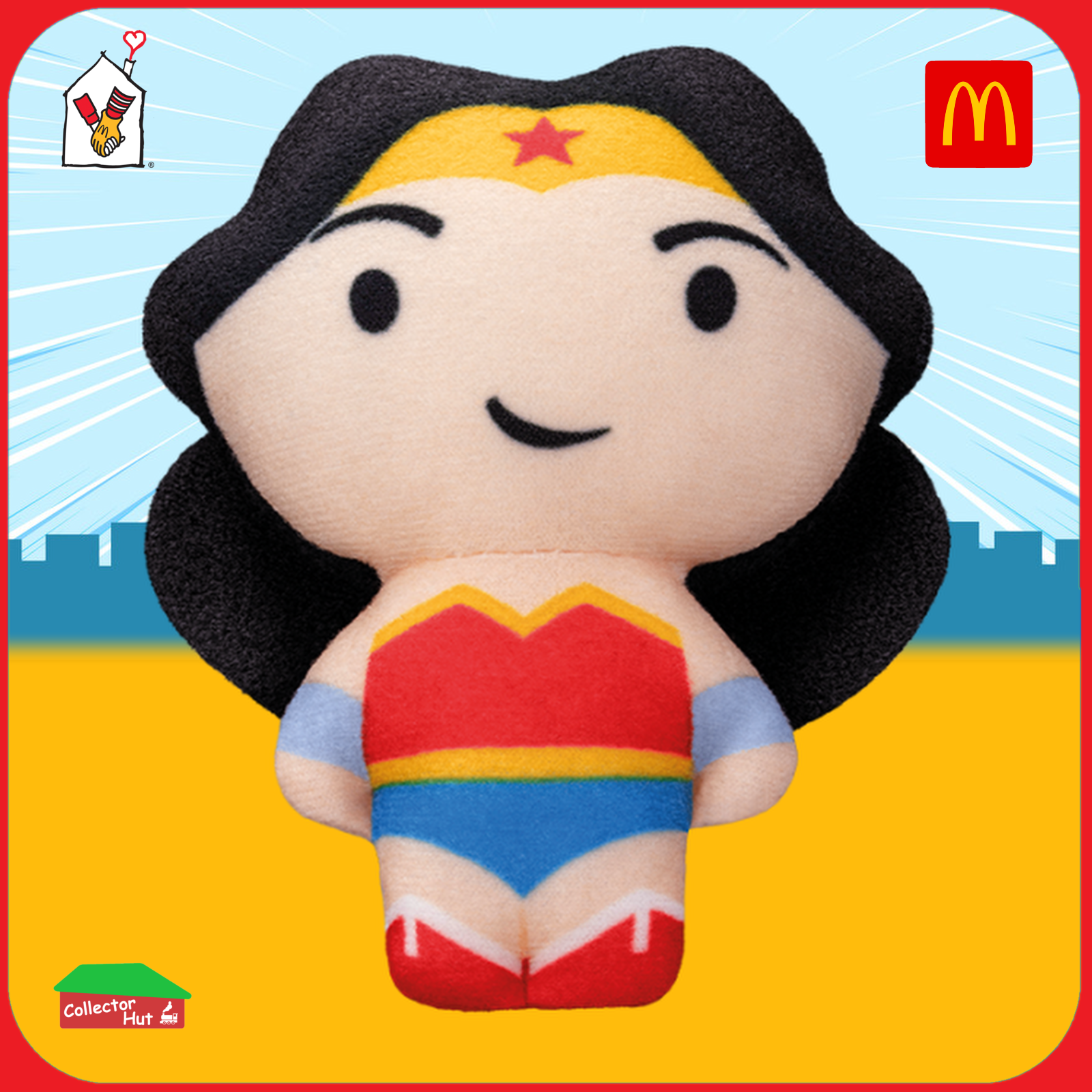 McDonald's Happy Meal DC Super Heroes, Super-Villains, Super Pets Plush Toys