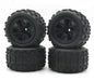 RC Model Wheels Tyres 12mm Hub 85mm x 43mm 84g 4pcs Set Car Truck