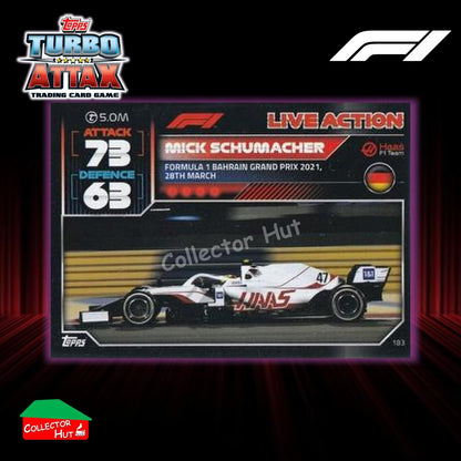Topps Turbo Attax Formula 1 F1 2022 #136-279 Base Cards YOU CHOOSE