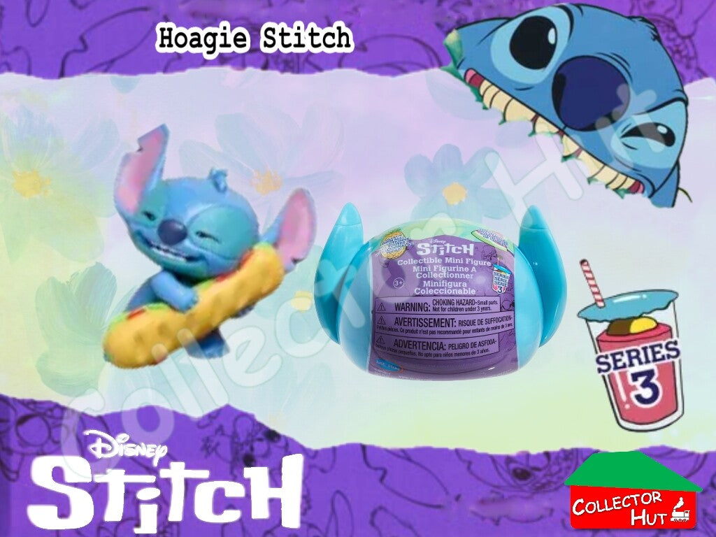 Disney Stitch Feed Me Blind Mini Figures Series 3 (Identified) New & Sealed