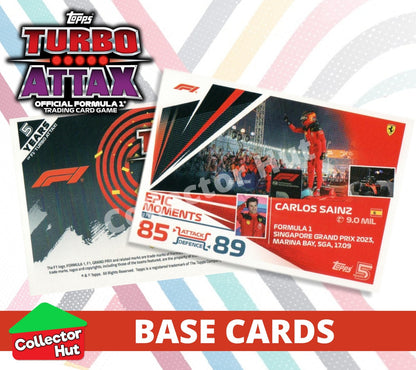 Topps Turbo Attax Formula 1 F1 2024 #167-312 Base Cards YOU CHOOSE