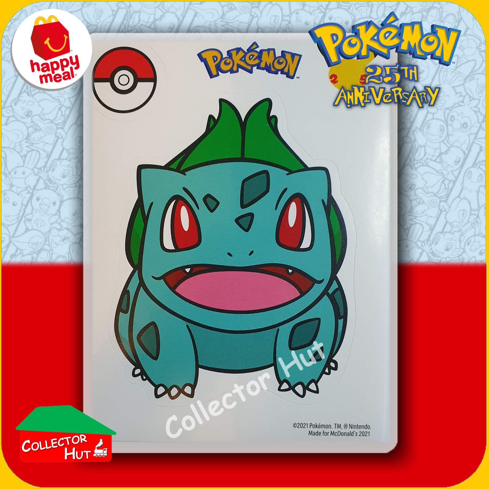 McDonald's Happy Meal 2021 Pokémon 25th Anniversary Trading Cards You Choose