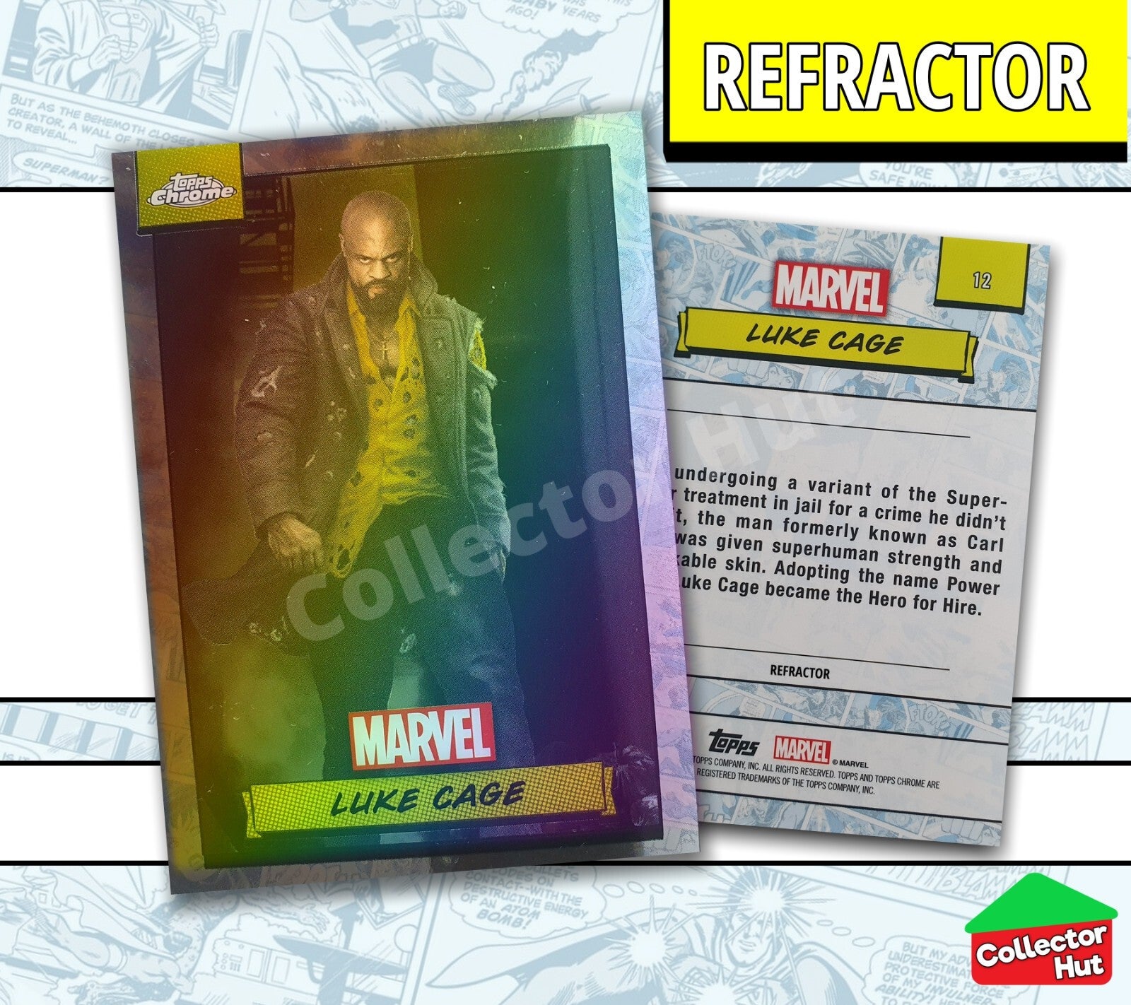 Marvel Topps Chrome 2024 REFRACTOR Card Collection YOU CHOOSE