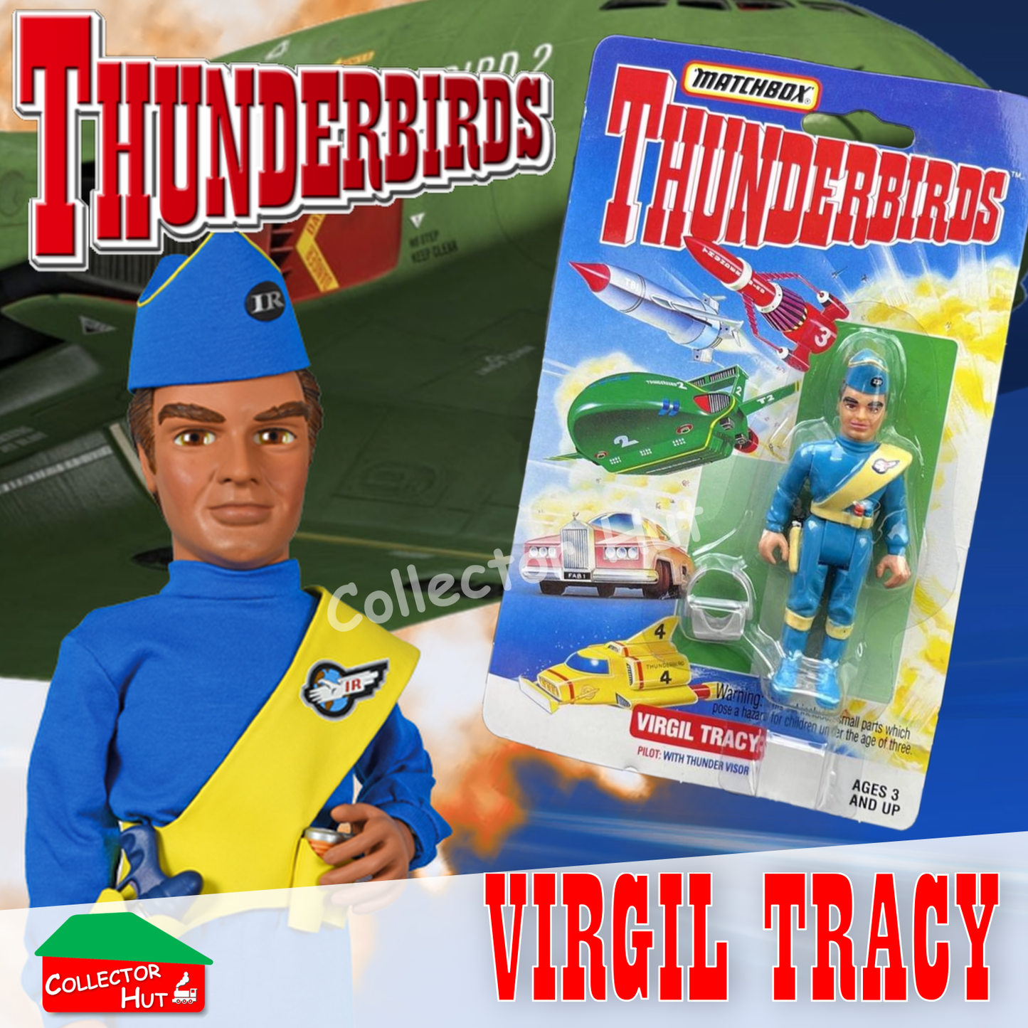 Gerry Anderson Thunderbirds Matchbox 1992 Action Figures SEALED