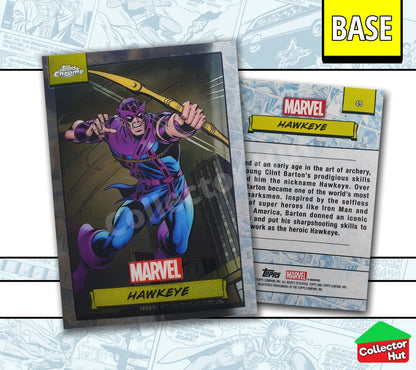 Marvel Topps Chrome 2024 Base Card Collection 1-150 YOU CHOOSE