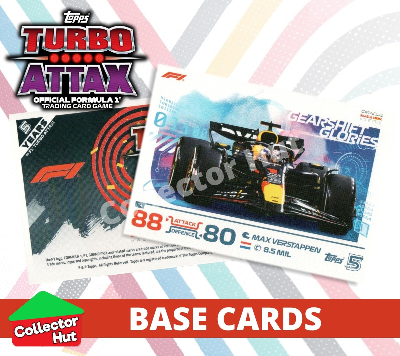 Topps Turbo Attax Formula 1 F1 2024 #1-166 Base Cards YOU CHOOSE