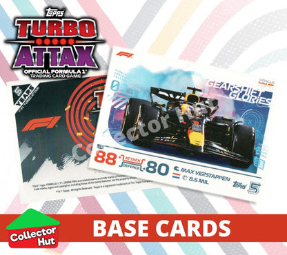 Topps Turbo Attax Formula 1 F1 2024 #1-166 Base Cards YOU CHOOSE