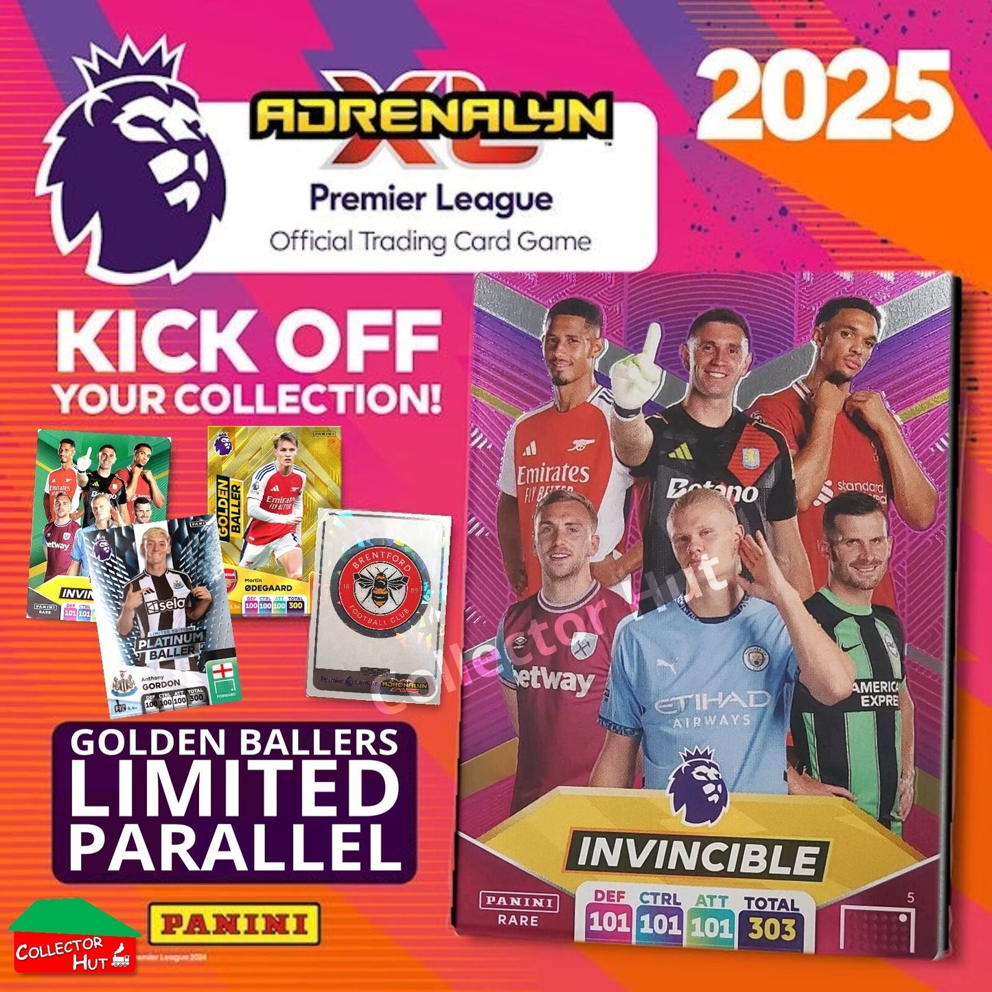 Panini Adrenalyn XL Premier League 2025 2024/25 Golden Ballers & Limited Edition