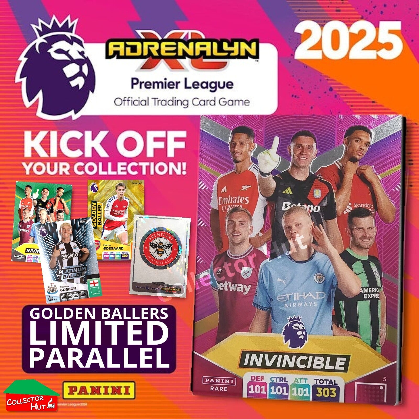 Panini Adrenalyn XL Premier League 2025 2024/25 Golden Ballers & Limited Edition