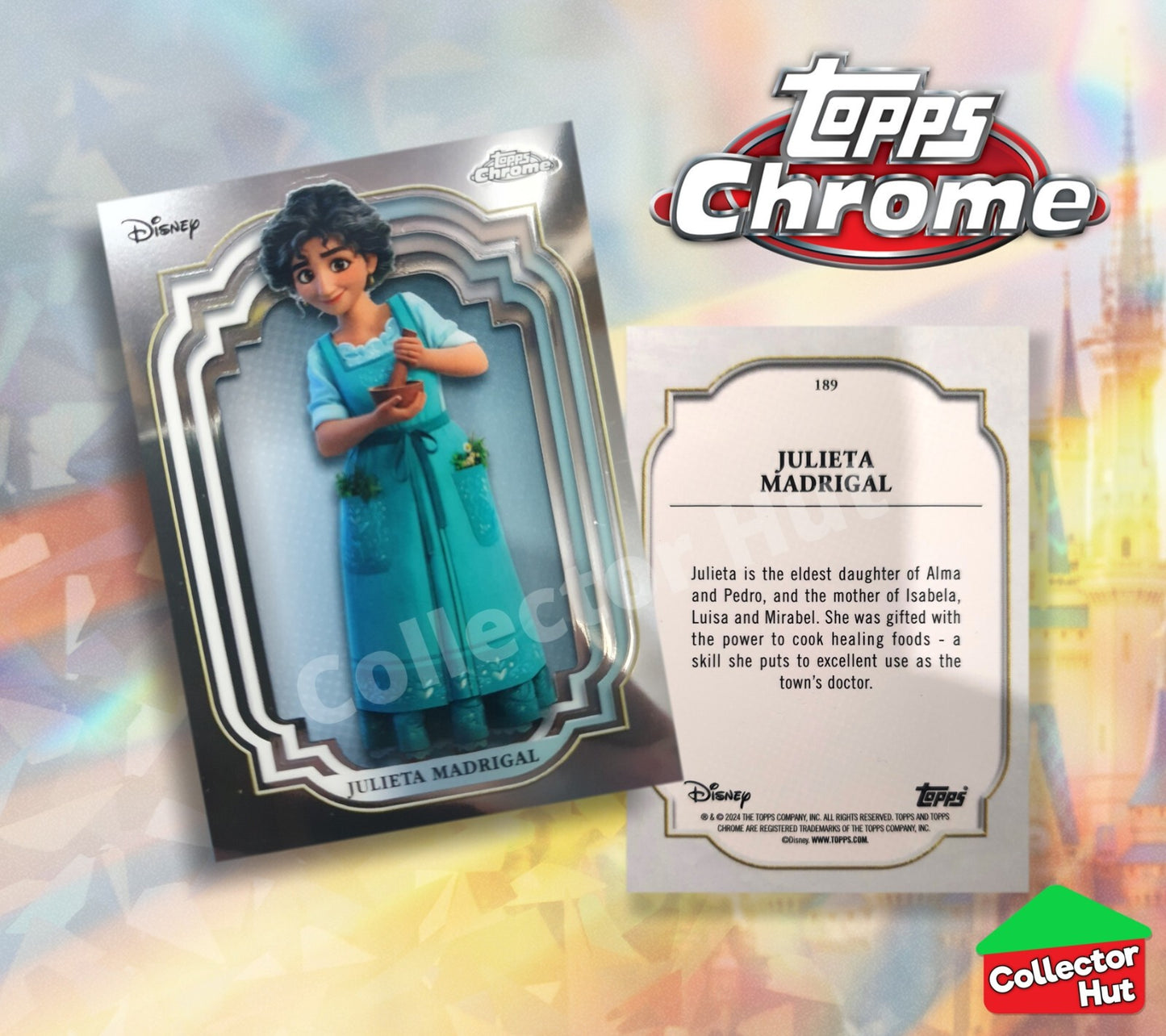 Disney Topps Chrome 2024 Base Cards 1-200 Pick Singles to Complete Your Set