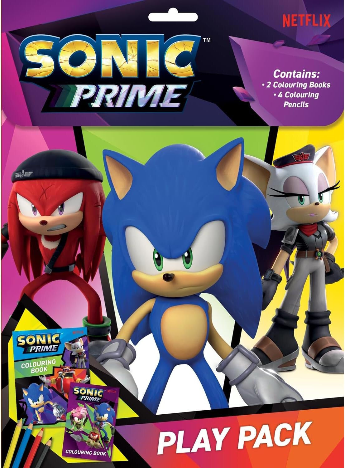 Sonic Prime Activity Packs Sticker Sets Colouring Books Play Pack