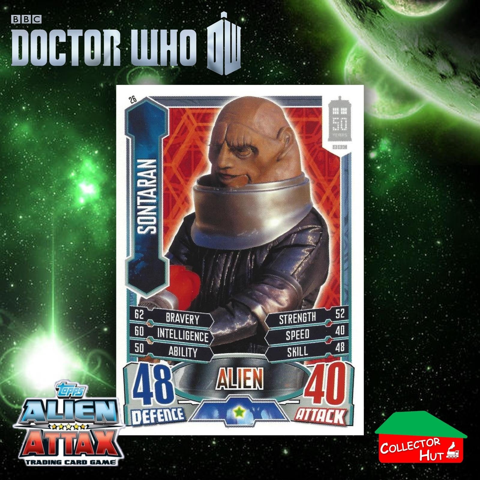 Topps Doctor Who Alien Attax 50th Anniversary Edition Companion Timeless Cards